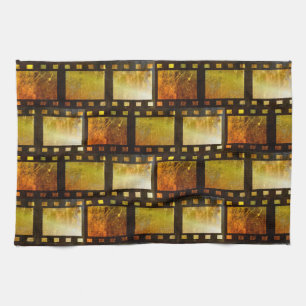 Movie reel film kitchen towel