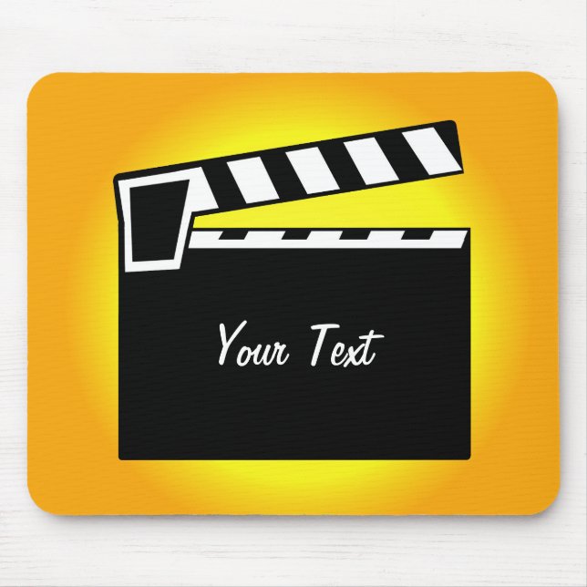 Movie Slate Clapperboard Board Mouse Mat (Front)