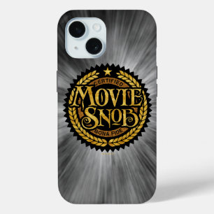 Movie Snob - funny movie lover iPhone 15 Case