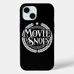 Movie Snob - funny movie lover iPhone 15 Case