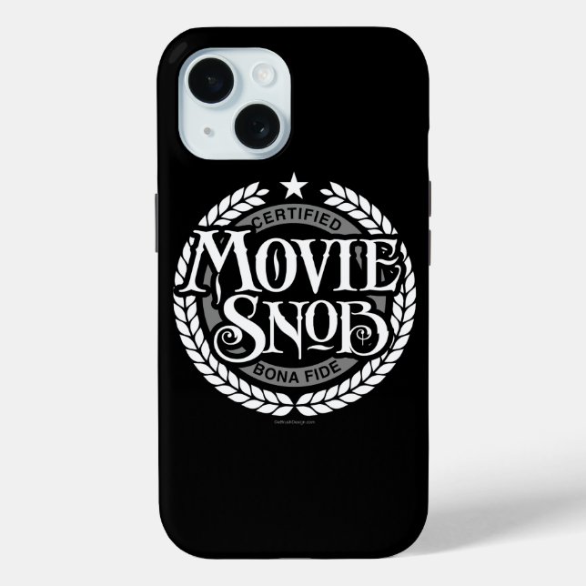 Movie Snob - funny movie lover Case-Mate iPhone Case (Back)