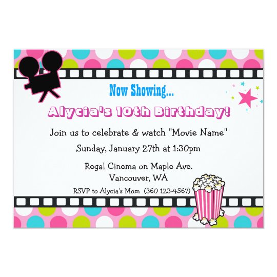 Movie Star Birthday Card