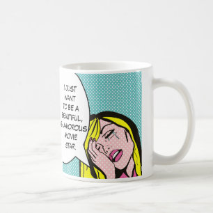 Movie Star Comic Book Coffee Mug