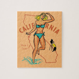 Movie Star Pinup Jigsaw Puzzle