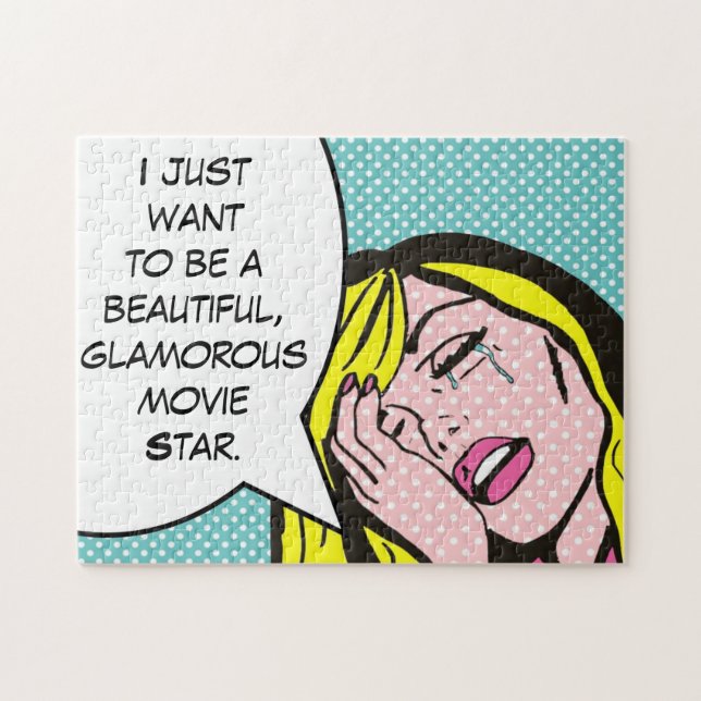 Movie Star Pop Art Jigsaw Puzzle (Horizontal)