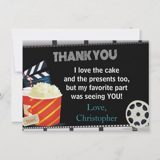 MOVIE THANK YOU CARD (Front)