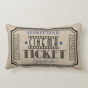 Ticket Decorative & Throw Cushions Train Ticket Toss 12x22 | Pillows