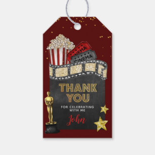 Movie Theatre Birthday Gift Tags