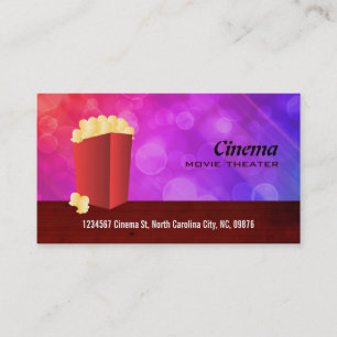 Movie Theatre Business Cards