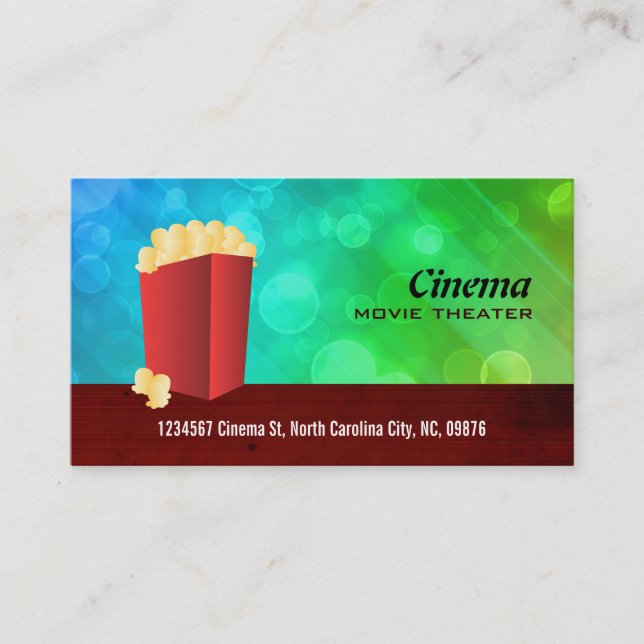 Movie Theatre Business Cards (Front)