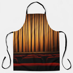 Movie theatre curtain theatre movie apron