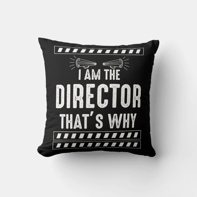 Movie Theatre Director Filmmaker Saying Cushion (Front)