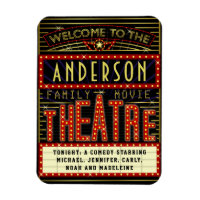 Movie Theatre Marquee Home Cinema | Custom Name