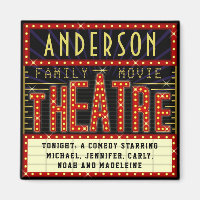 Movie Theatre Marquee Home Cinema | Custom Name