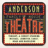 Movie Theatre Marquee Home Cinema | Custom Name