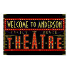 Movie Theatre Marquee Home Cinema Name Horizontal