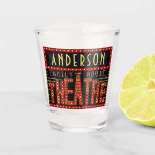 Movie Theatre Marquee Home Cinema Personalised Shot Glass