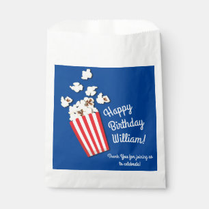 Movie Theatre Popcorn Birthday Party Favour Bags