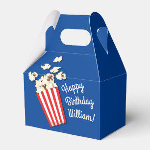 Movie Theatre Popcorn Birthday Party Favour Box