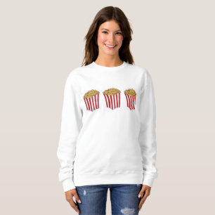 Movie Theatre Popcorn Carnival Caramel Corn Snack Sweatshirt