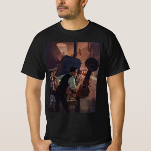 Movie Theatre Projectionist, Vintage Business T-Shirt
