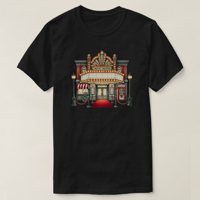 Movie Theatre T-Shirt (Design Front)