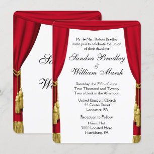 Movie  / Theatre Theme Wedding Invitation