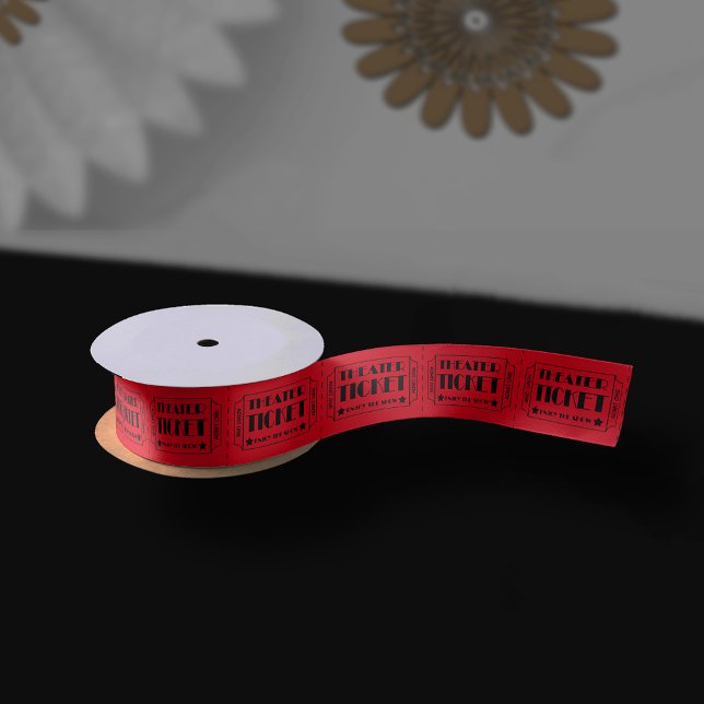 Movie Theatre Ticket Roll Satin Ribbon (Creator Uploaded)