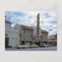 Movie Theatre Vintage Cars Cinema Postcards