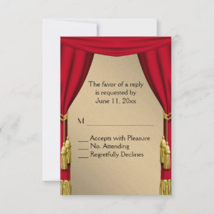 Movie Theme Curtains Gold RSVP