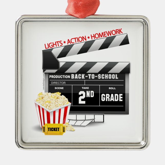Movie Theme Second Grade Metal Tree Decoration (Front)