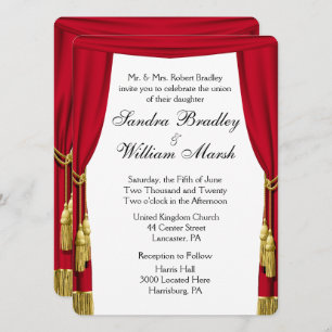Movie Theme Wedding Invitation