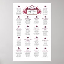 Movie Theme Wedding Seating Chart