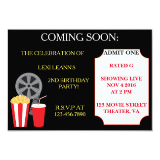 Movie Themed Invitations 7