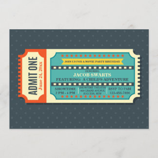 Movie Ticket Invitation