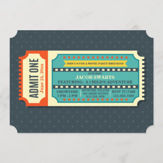 Movie Ticket Invitation
