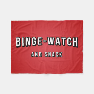 Movie Tv Night Binge Watch and Snack Blanket