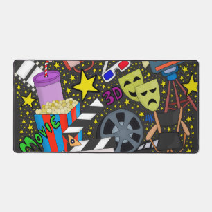 Movie Universe for Cinephiles Desk Mat