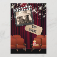 Movie VIP photo lights cinema screening party