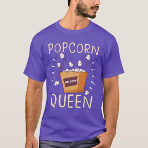 Movie Watching Cinema Popcorn Binge Watching frien T-Shirt