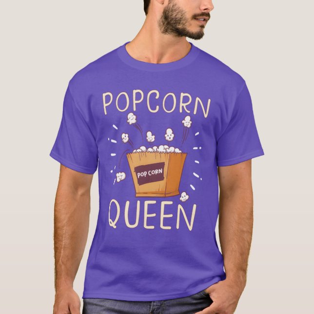 Movie Watching Cinema Popcorn Binge Watching frien T-Shirt (Front)