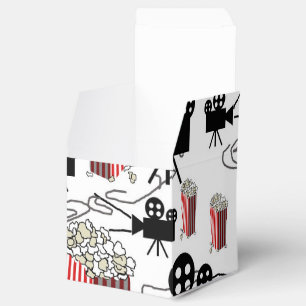 Movie With Popcorn Favour Box
