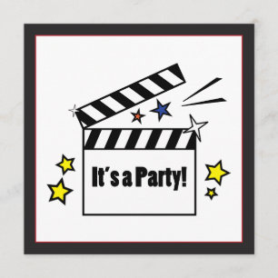 Movies Birthday Party Invitation
