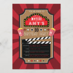 Movies Hollywood Party Invitations<br><div class="desc">My Hollywood/Movies theme Collection was originally the designed for a friends daughters birthday party back in December 2016 and went down very well with all the guests. So now I have decided to finish it off as a full Printables Package so that everyone else can enjoy this great party theme....</div>