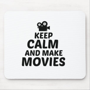 MOVIES KEEP CALM AND MAKE MOUSE MAT