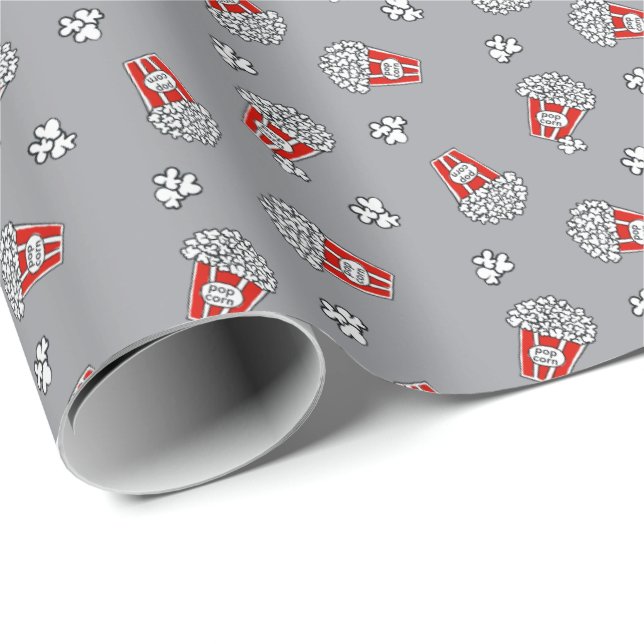 Movies /Pop Corn  Wrapping Paper (Roll Corner)