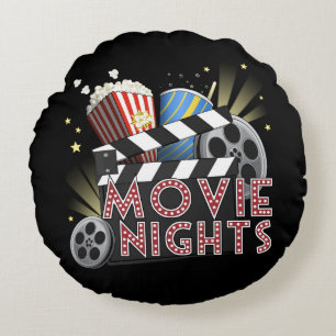 Movies  round cushion