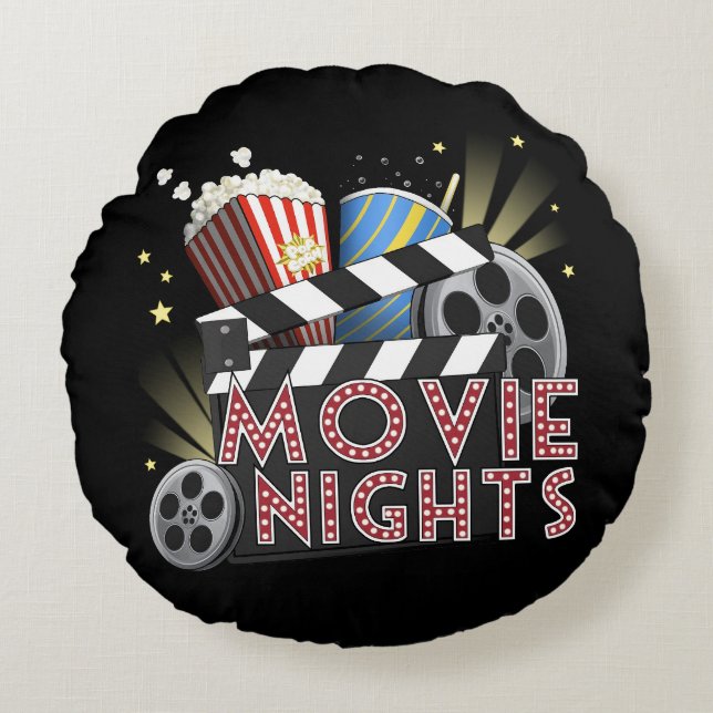 Movies  round cushion (Front)