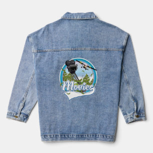 Movies Travel logo Denim Jacket
