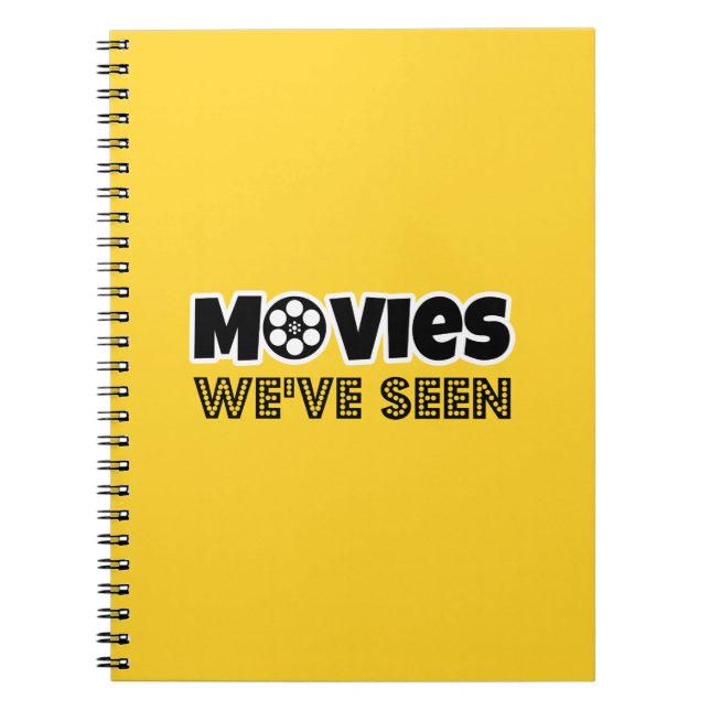 Movies we've seen notebook (Front)